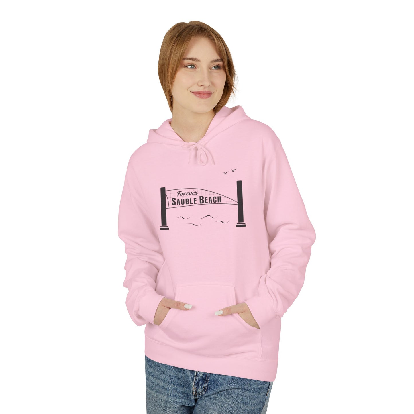 ForeverSauble Unisex Midweight Softstyle Fleece Hoodie