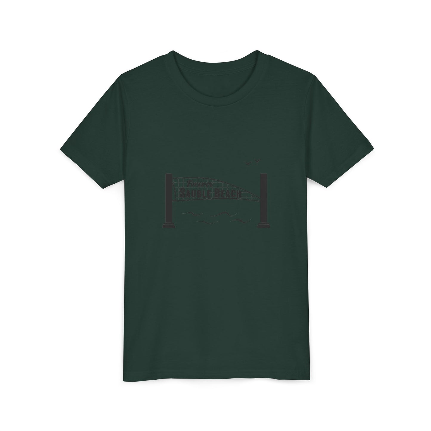 ForeverSauble Youth Tee, Summer Vacation Shirt, Beach Trip T-Shirt, Casual Kids Wear, Nautical Kids Apparel
