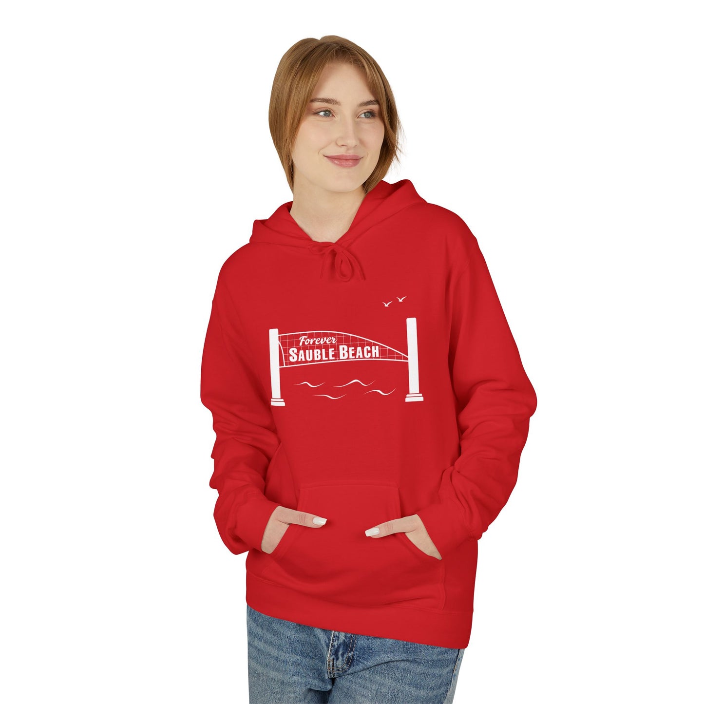 ForeverSauble Unisex Midweight Softstyle Fleece Hoodie