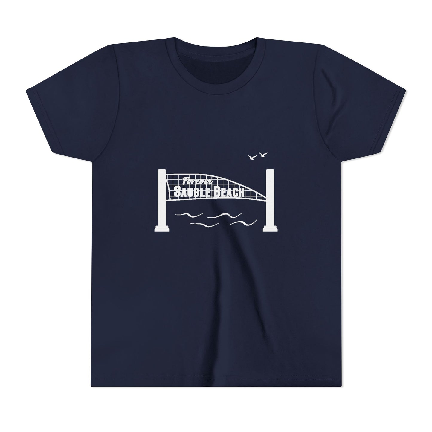 ForeverSauble Youth Tee, Summer Vacation Shirt, Beach Trip T-Shirt, Casual Kids Wear, Nautical Kids Apparel