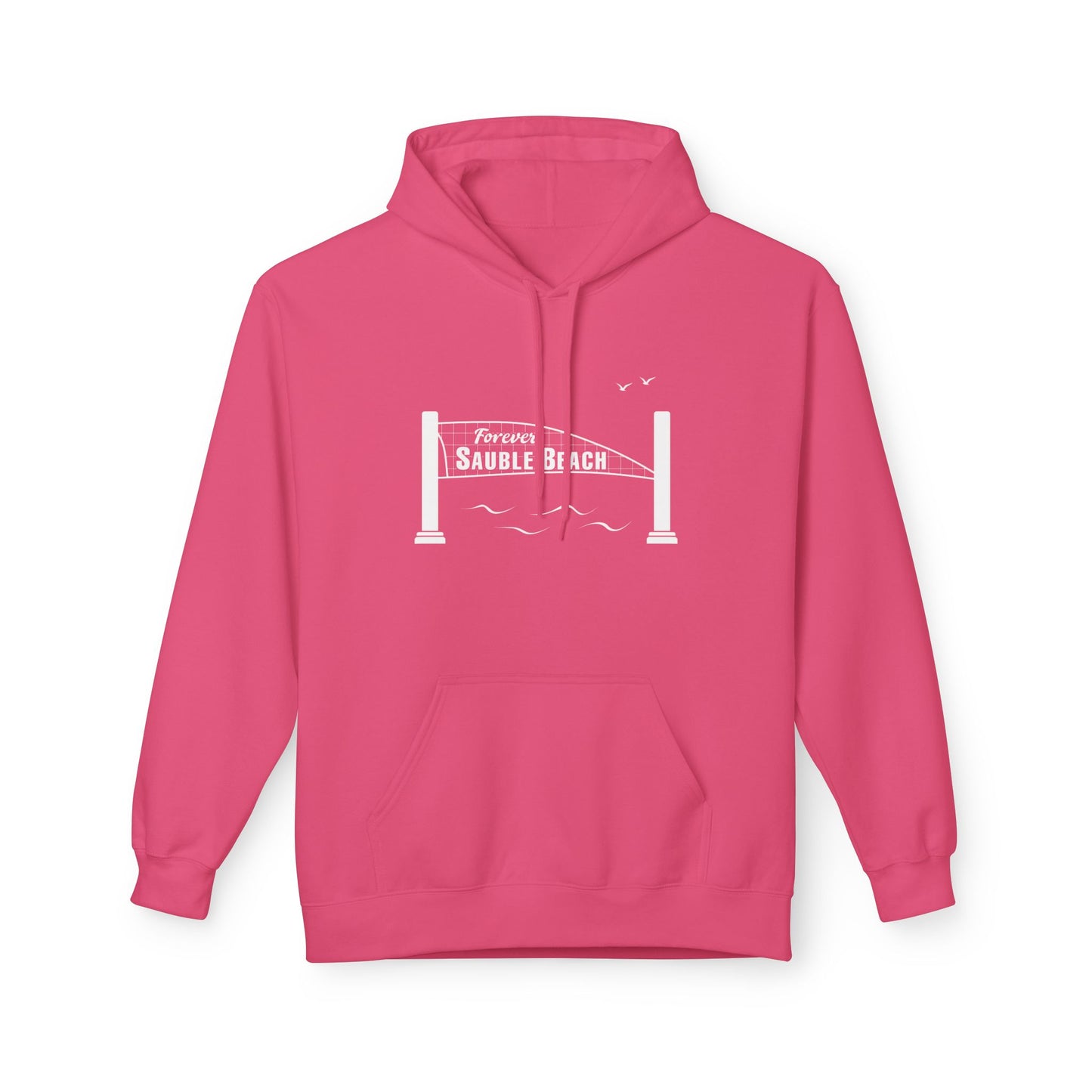 ForeverSauble Unisex Midweight Softstyle Fleece Hoodie