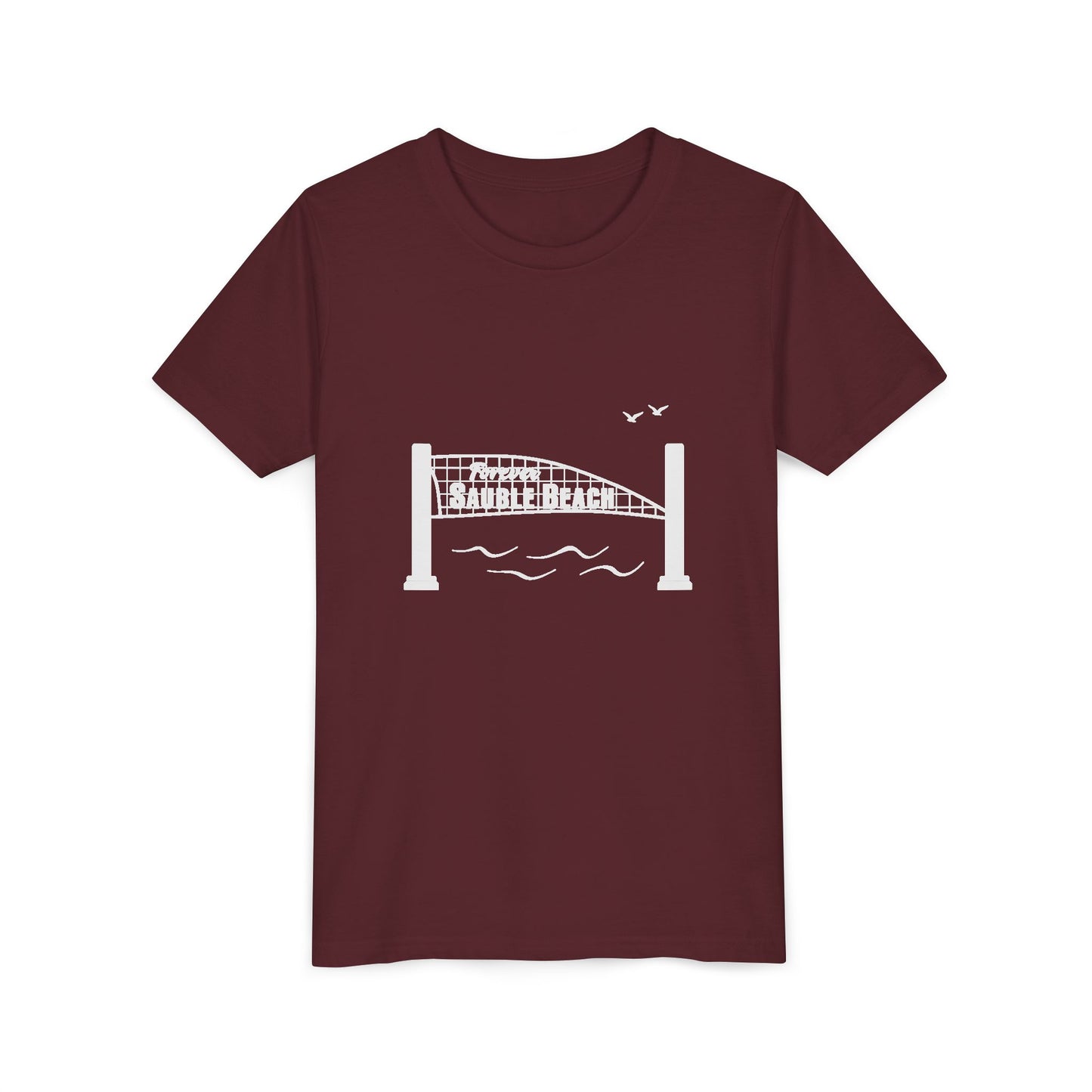 ForeverSauble Youth Tee, Summer Vacation Shirt, Beach Trip T-Shirt, Casual Kids Wear, Nautical Kids Apparel