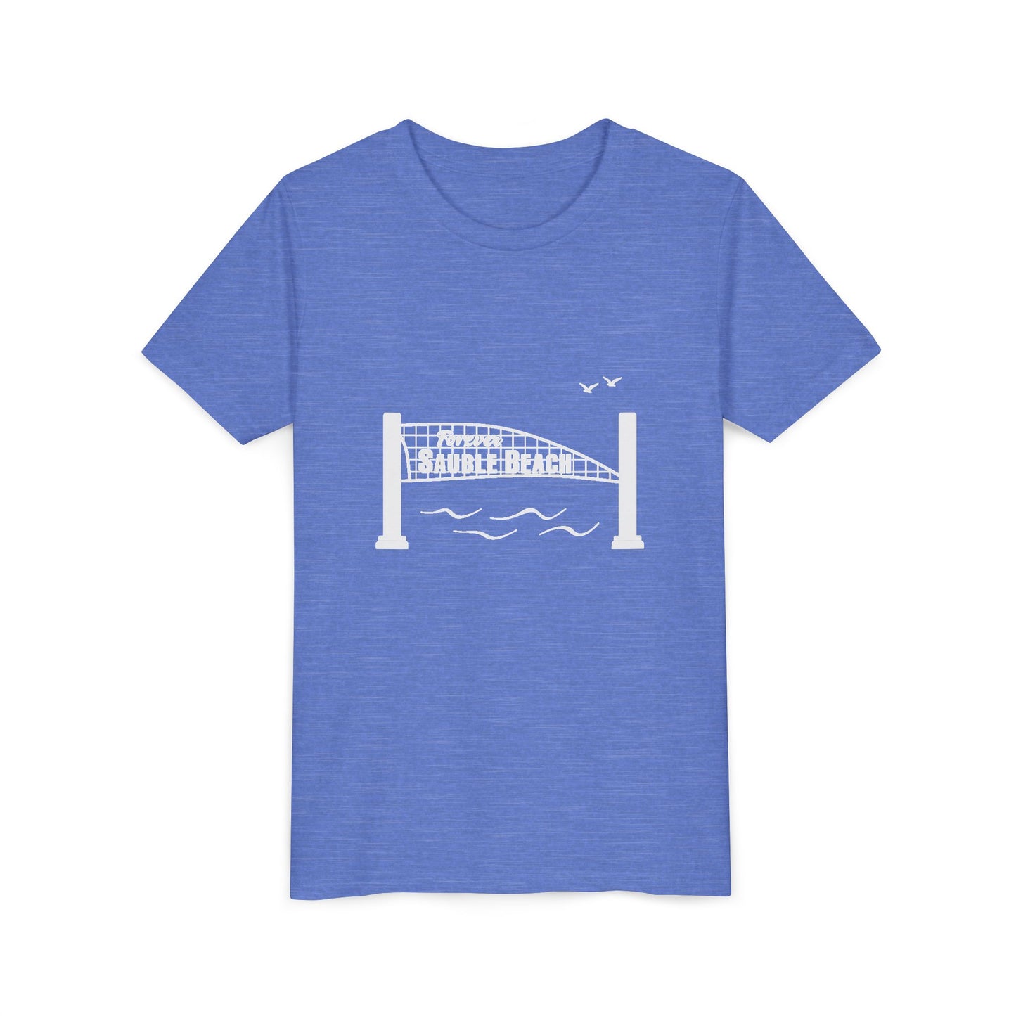 ForeverSauble Youth Tee, Summer Vacation Shirt, Beach Trip T-Shirt, Casual Kids Wear, Nautical Kids Apparel