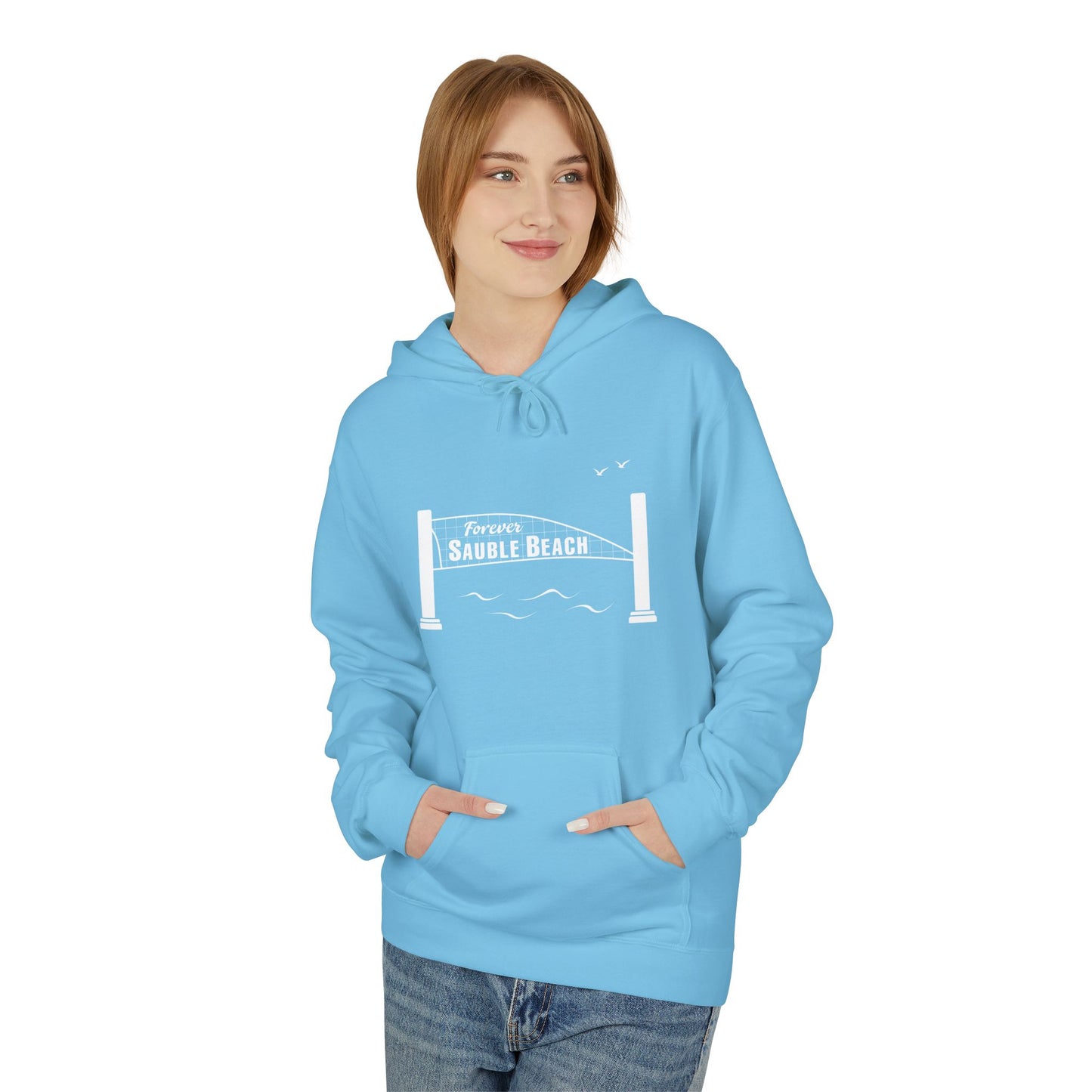 ForeverSauble Unisex Midweight Softstyle Fleece Hoodie