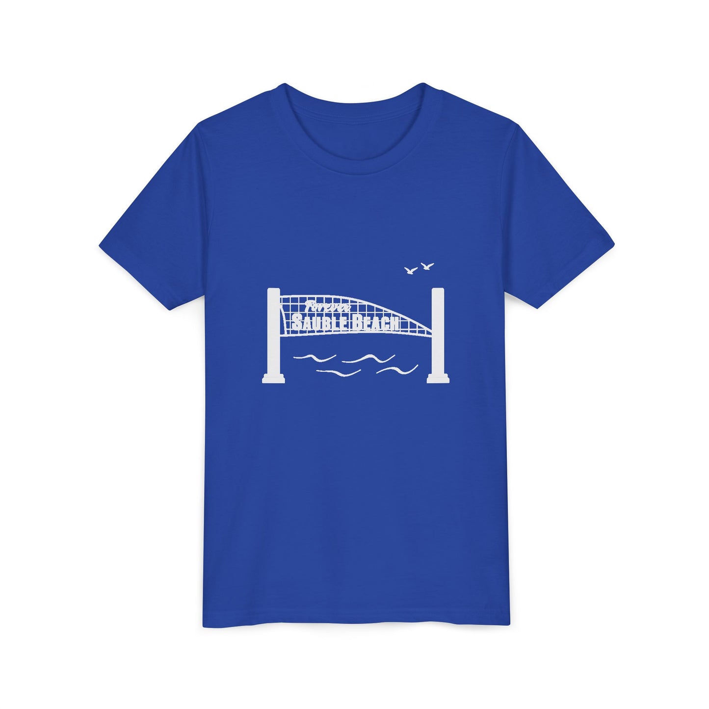 ForeverSauble Youth Tee, Summer Vacation Shirt, Beach Trip T-Shirt, Casual Kids Wear, Nautical Kids Apparel