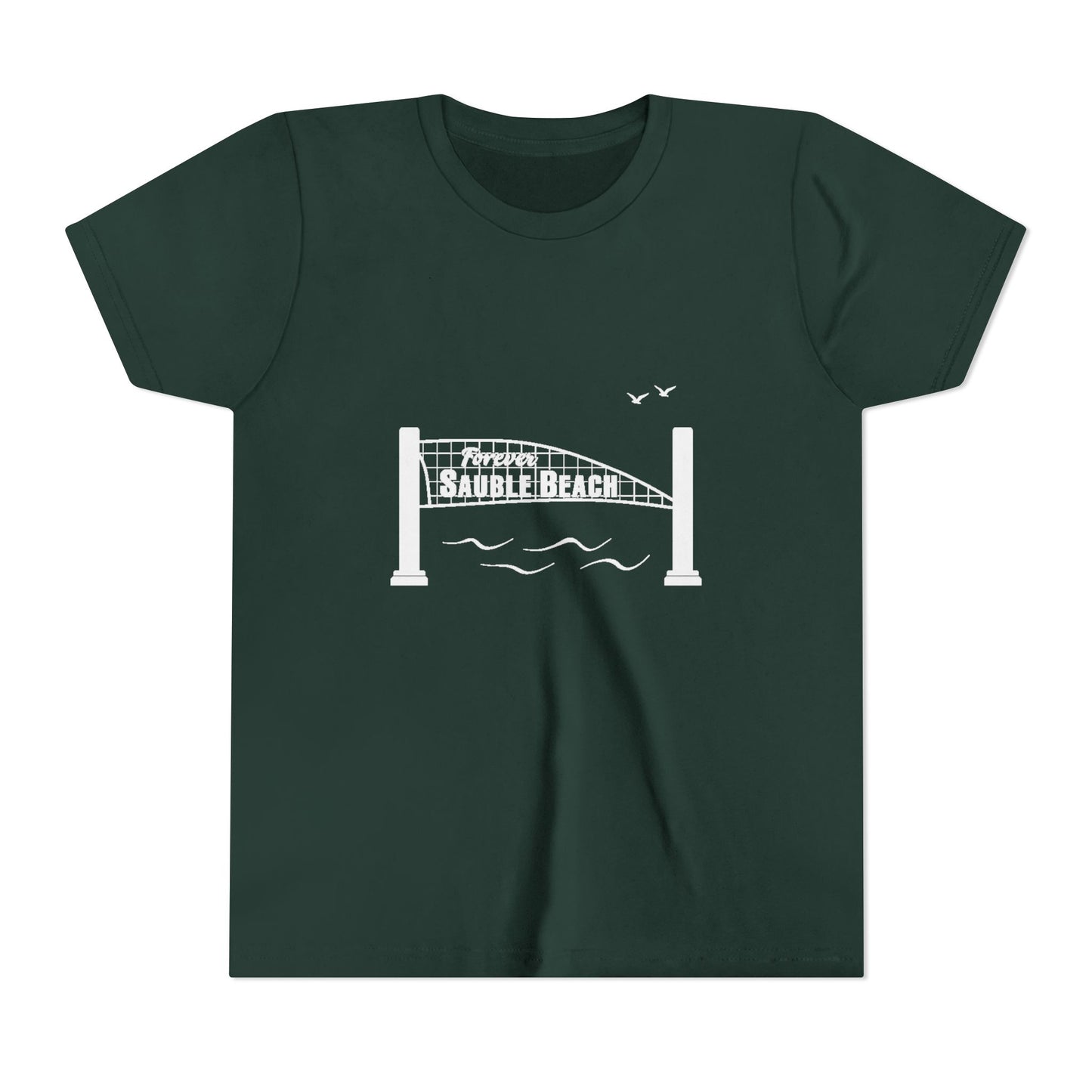 ForeverSauble Youth Tee, Summer Vacation Shirt, Beach Trip T-Shirt, Casual Kids Wear, Nautical Kids Apparel