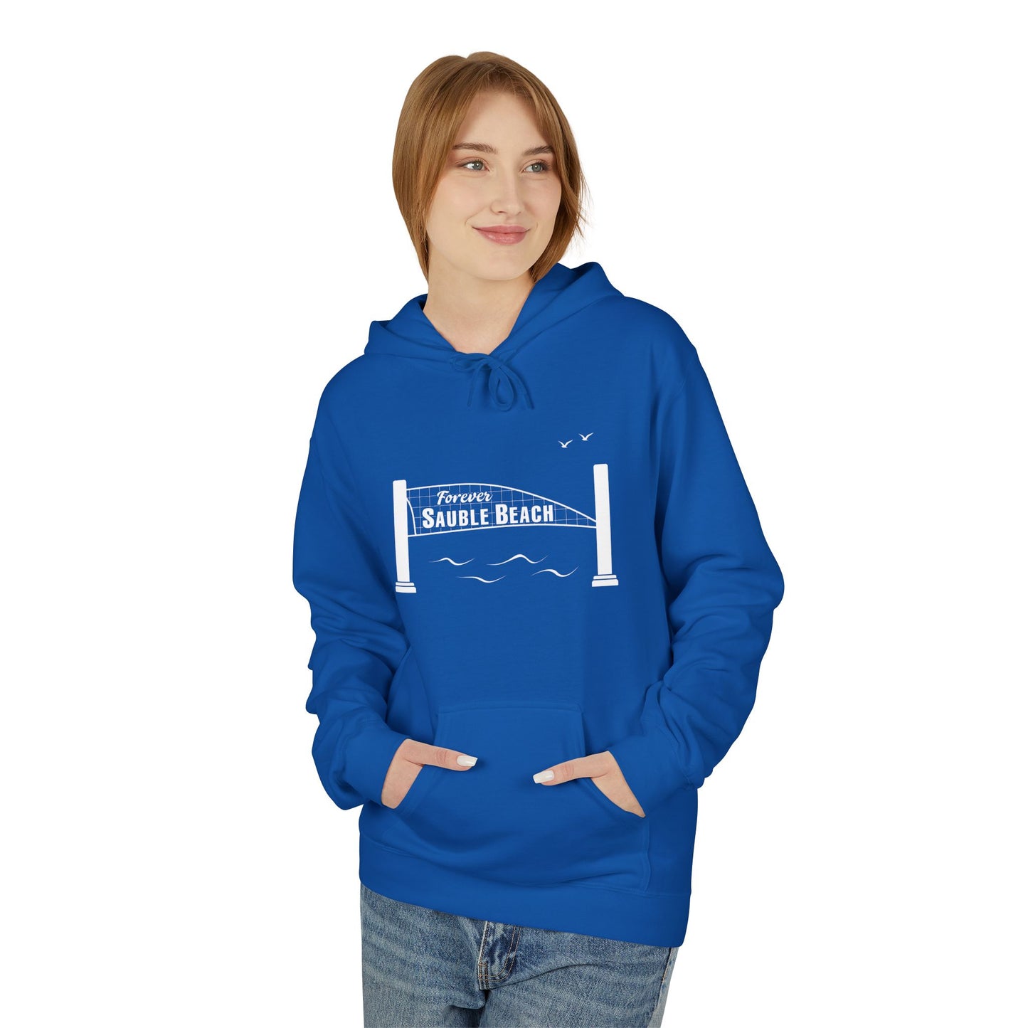 ForeverSauble Unisex Midweight Softstyle Fleece Hoodie