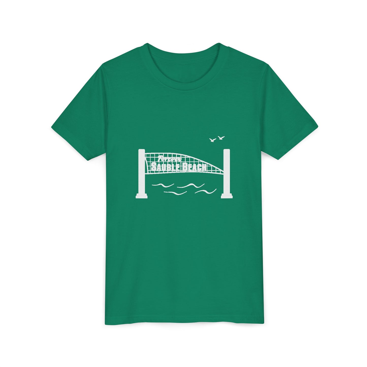 ForeverSauble Youth Tee, Summer Vacation Shirt, Beach Trip T-Shirt, Casual Kids Wear, Nautical Kids Apparel