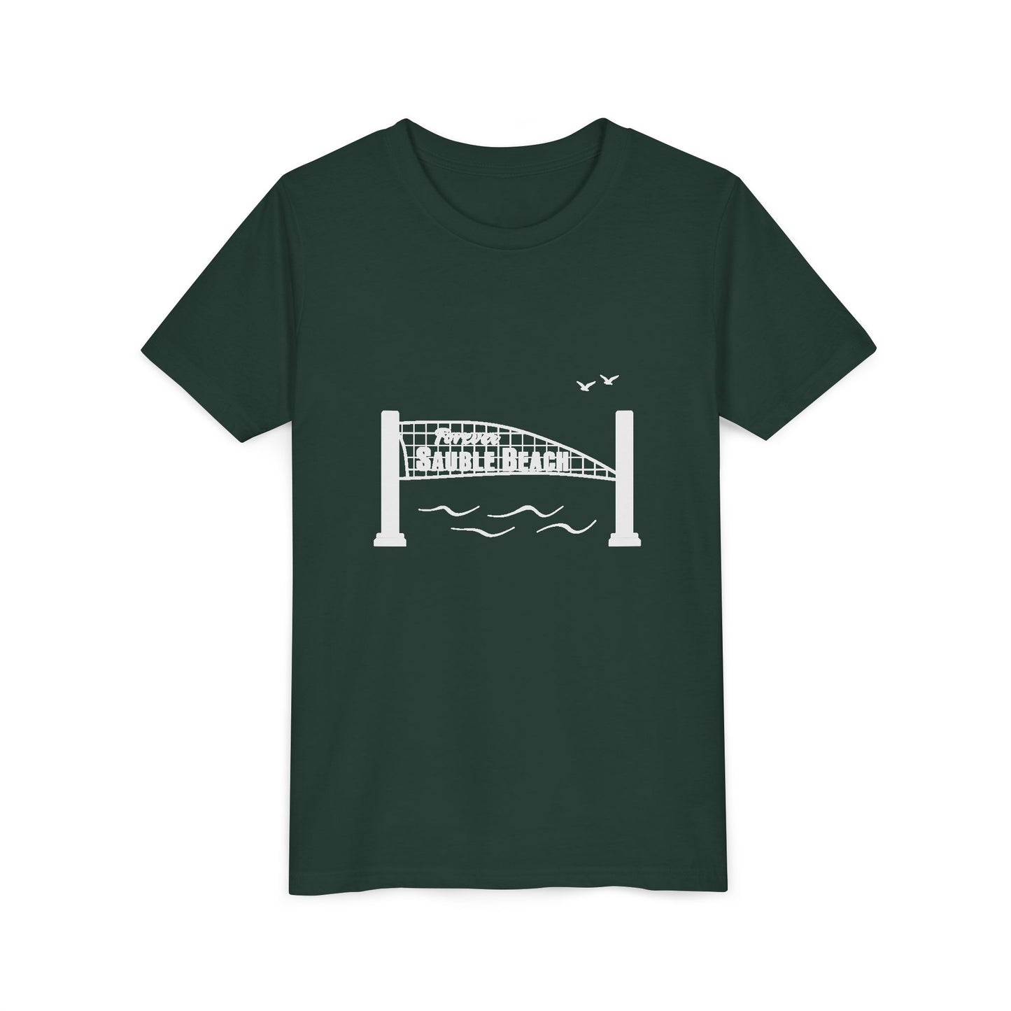 ForeverSauble Youth Tee, Summer Vacation Shirt, Beach Trip T-Shirt, Casual Kids Wear, Nautical Kids Apparel