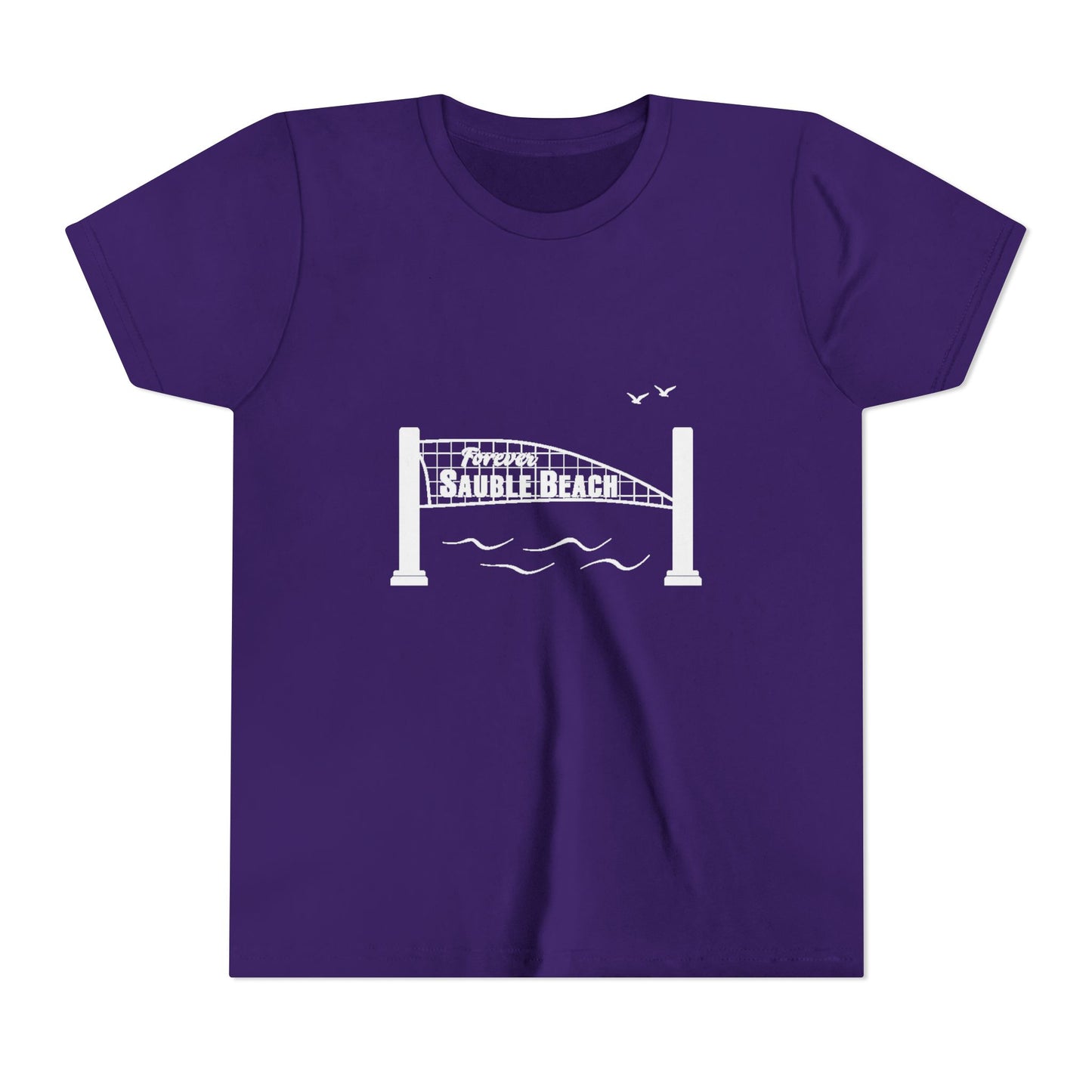 ForeverSauble Youth Tee, Summer Vacation Shirt, Beach Trip T-Shirt, Casual Kids Wear, Nautical Kids Apparel