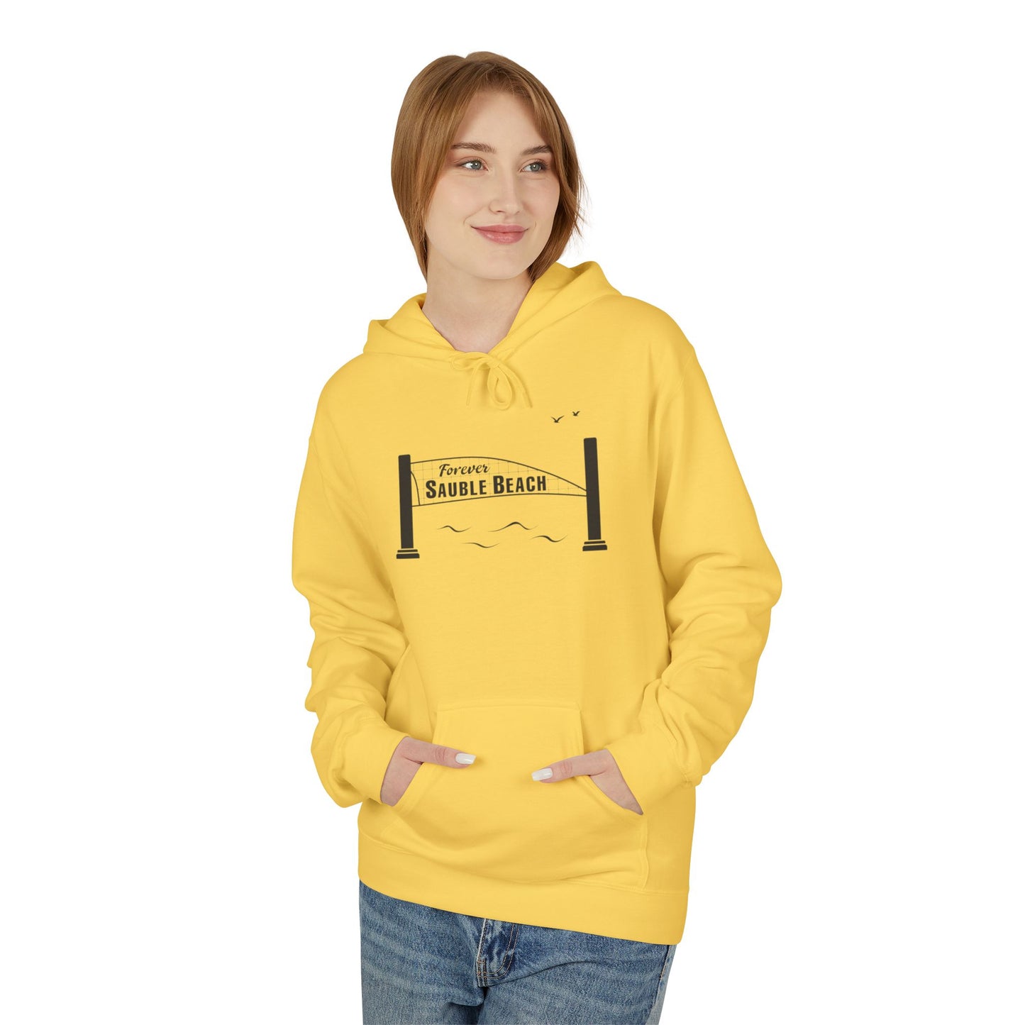 ForeverSauble Unisex Midweight Softstyle Fleece Hoodie