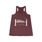 ForeverSauble Women's Flowy Racerback Tank with Bridge Design, Summer Top, Gift for Her, Beachwear, Vacation Outfit