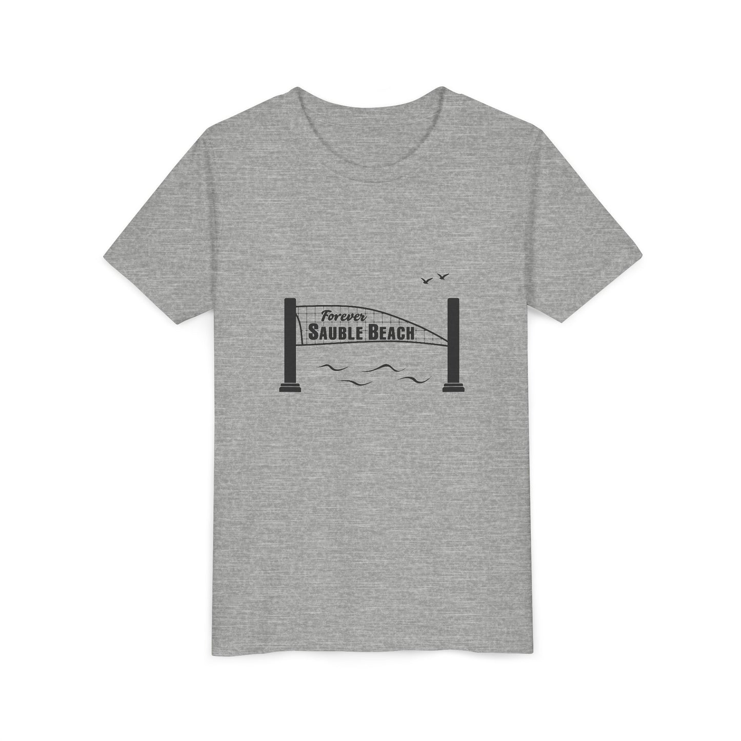 ForeverSauble Youth Tee, Summer Vacation Shirt, Beach Trip T-Shirt, Casual Kids Wear, Nautical Kids Apparel