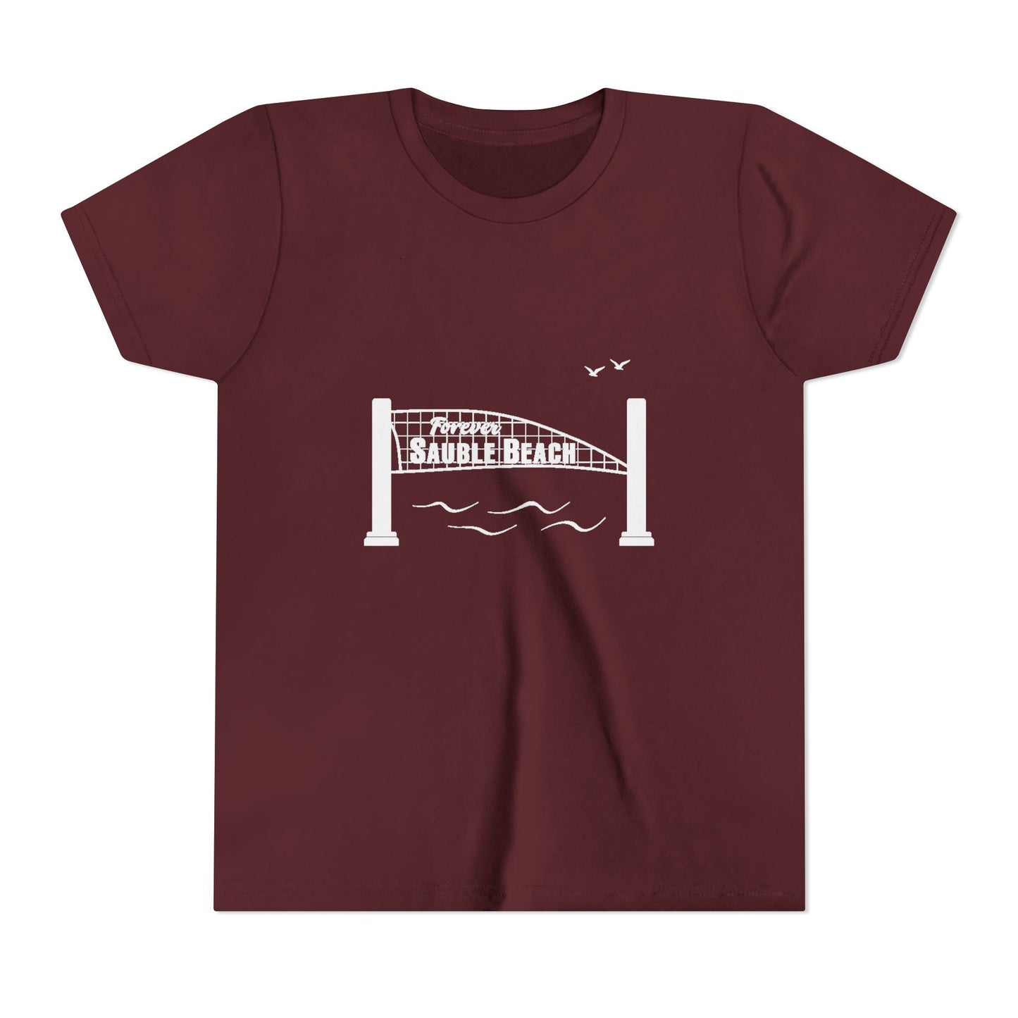 ForeverSauble Youth Tee, Summer Vacation Shirt, Beach Trip T-Shirt, Casual Kids Wear, Nautical Kids Apparel