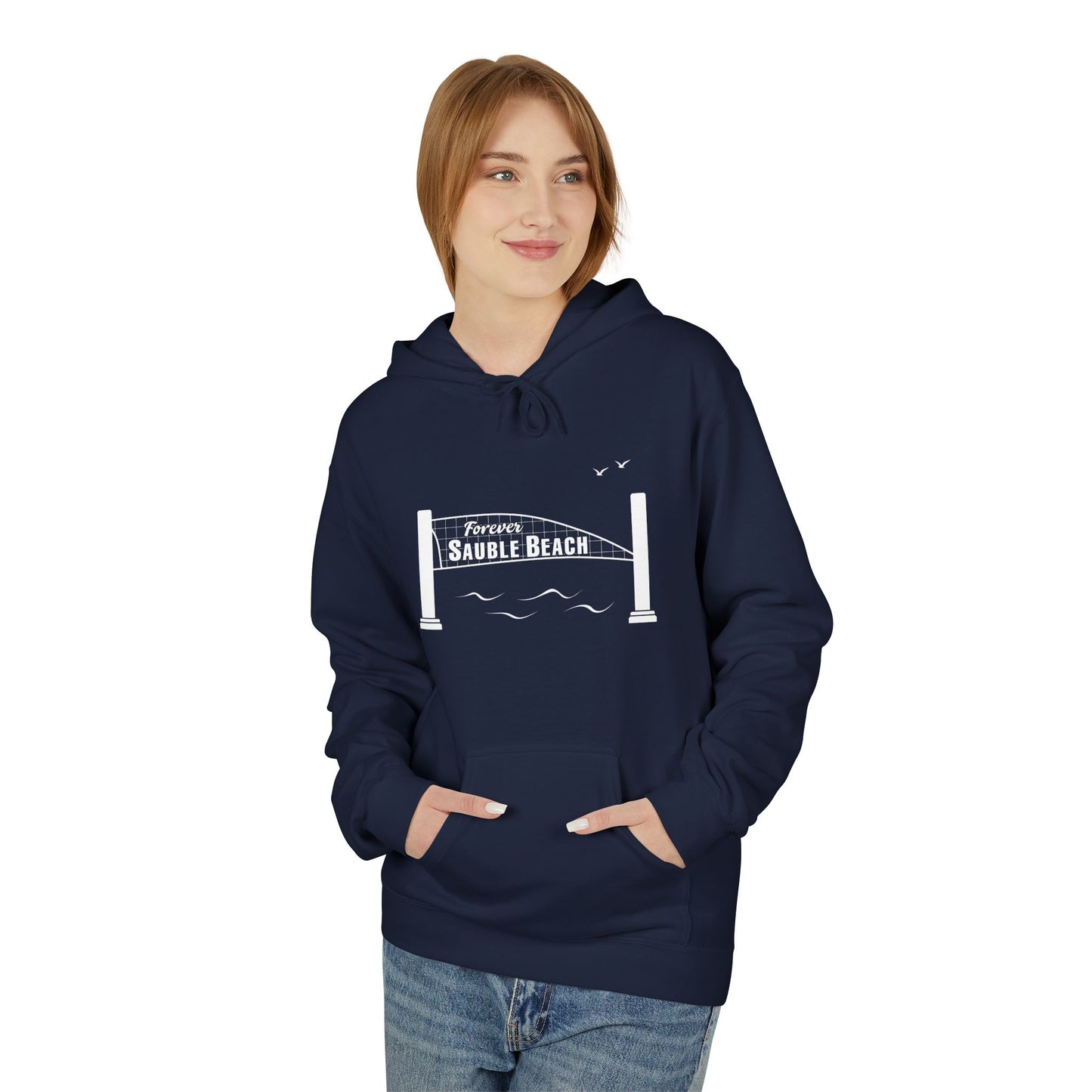 ForeverSauble Unisex Midweight Softstyle Fleece Hoodie