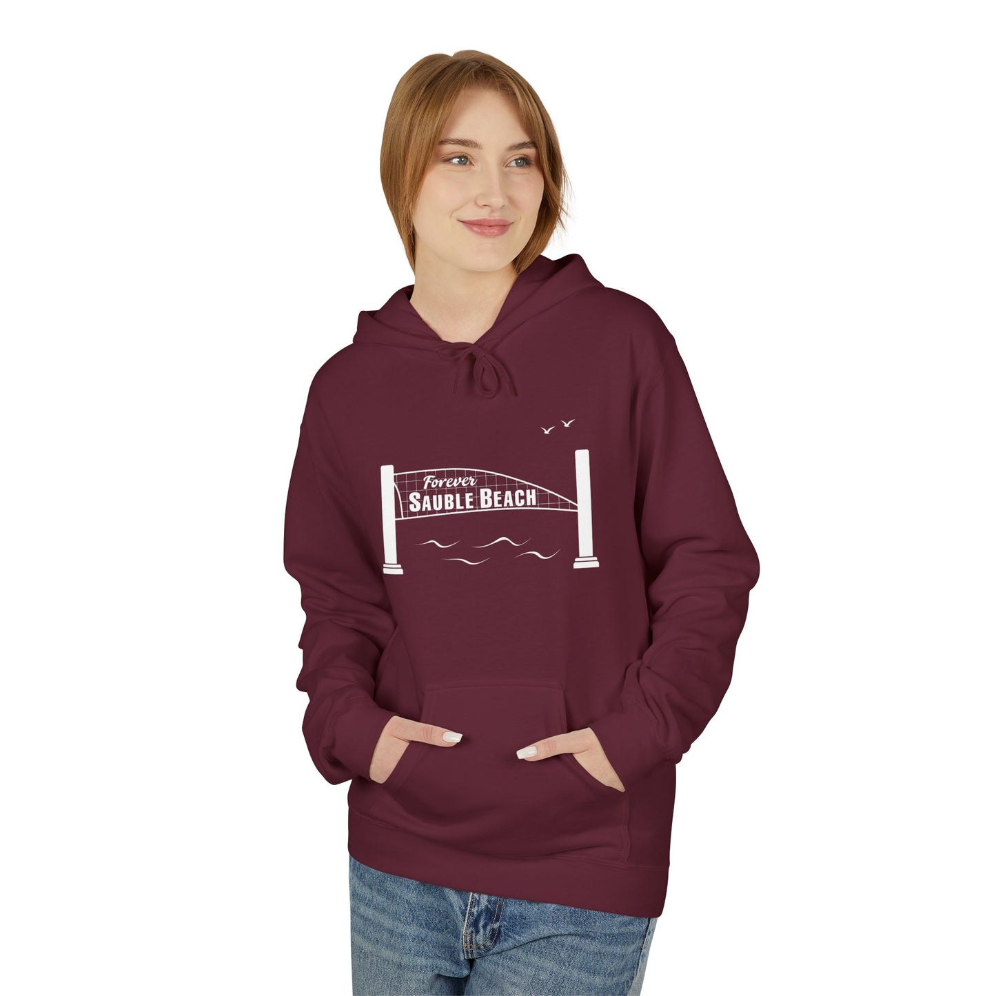 ForeverSauble Unisex Midweight Softstyle Fleece Hoodie