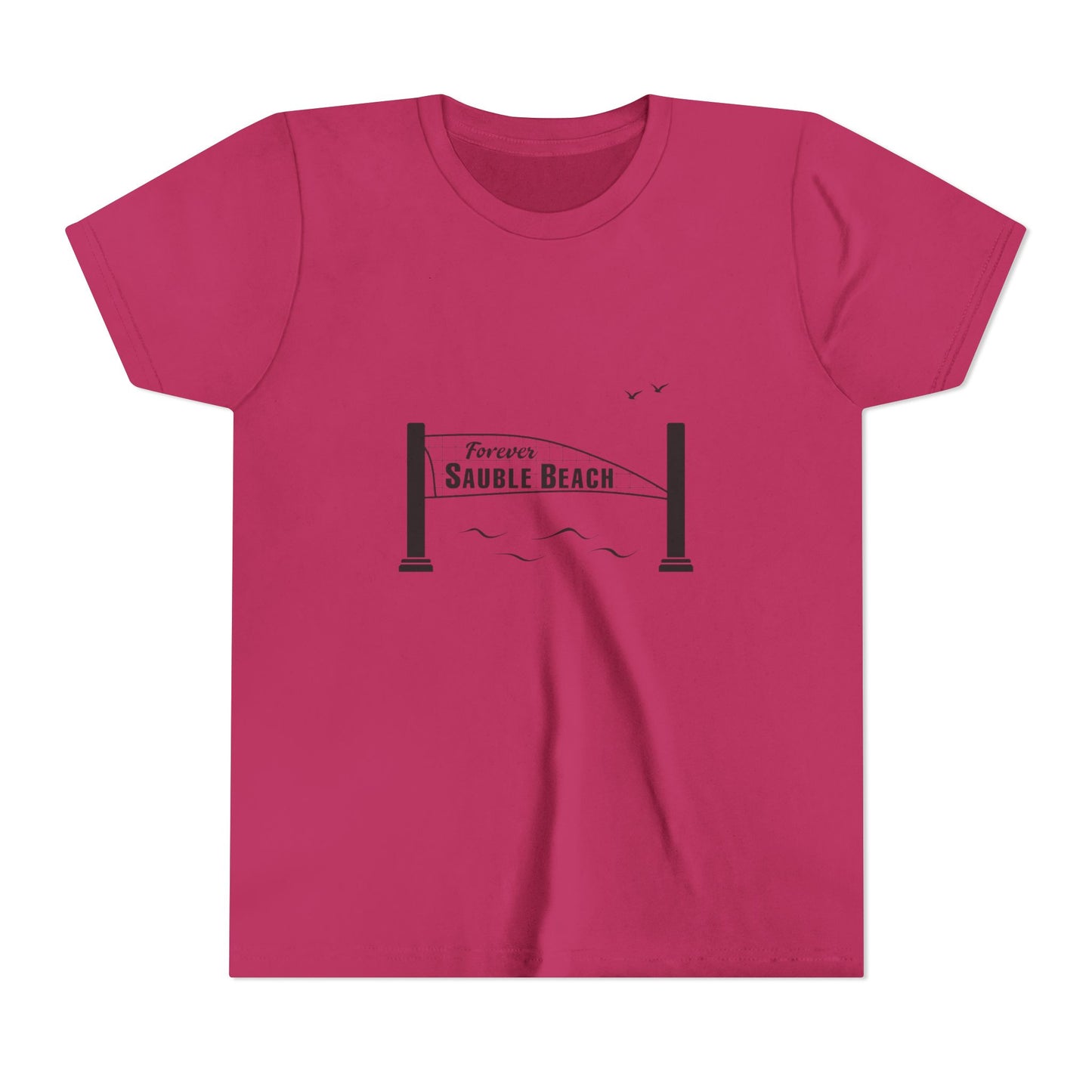 ForeverSauble Youth Tee, Summer Vacation Shirt, Beach Trip T-Shirt, Casual Kids Wear, Nautical Kids Apparel