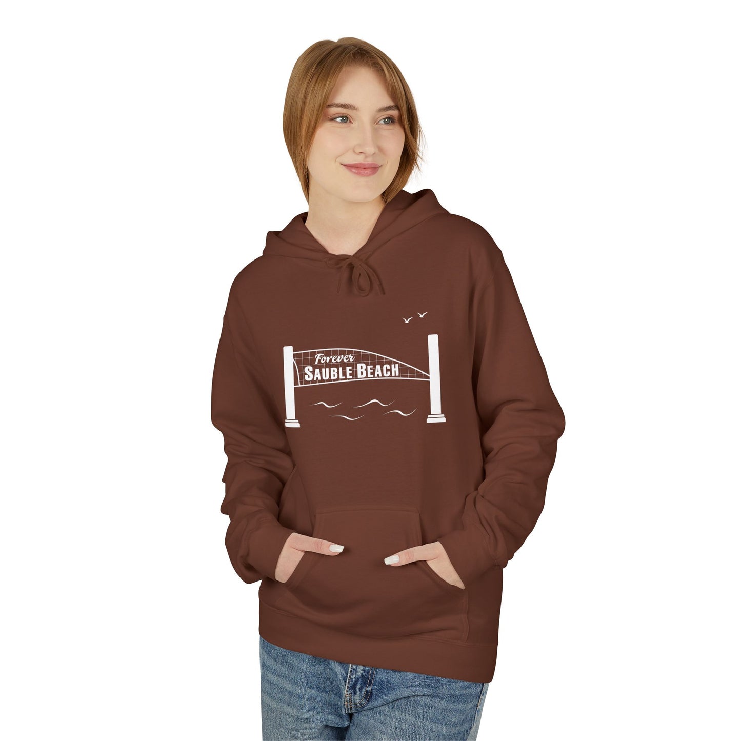 ForeverSauble Unisex Midweight Softstyle Fleece Hoodie