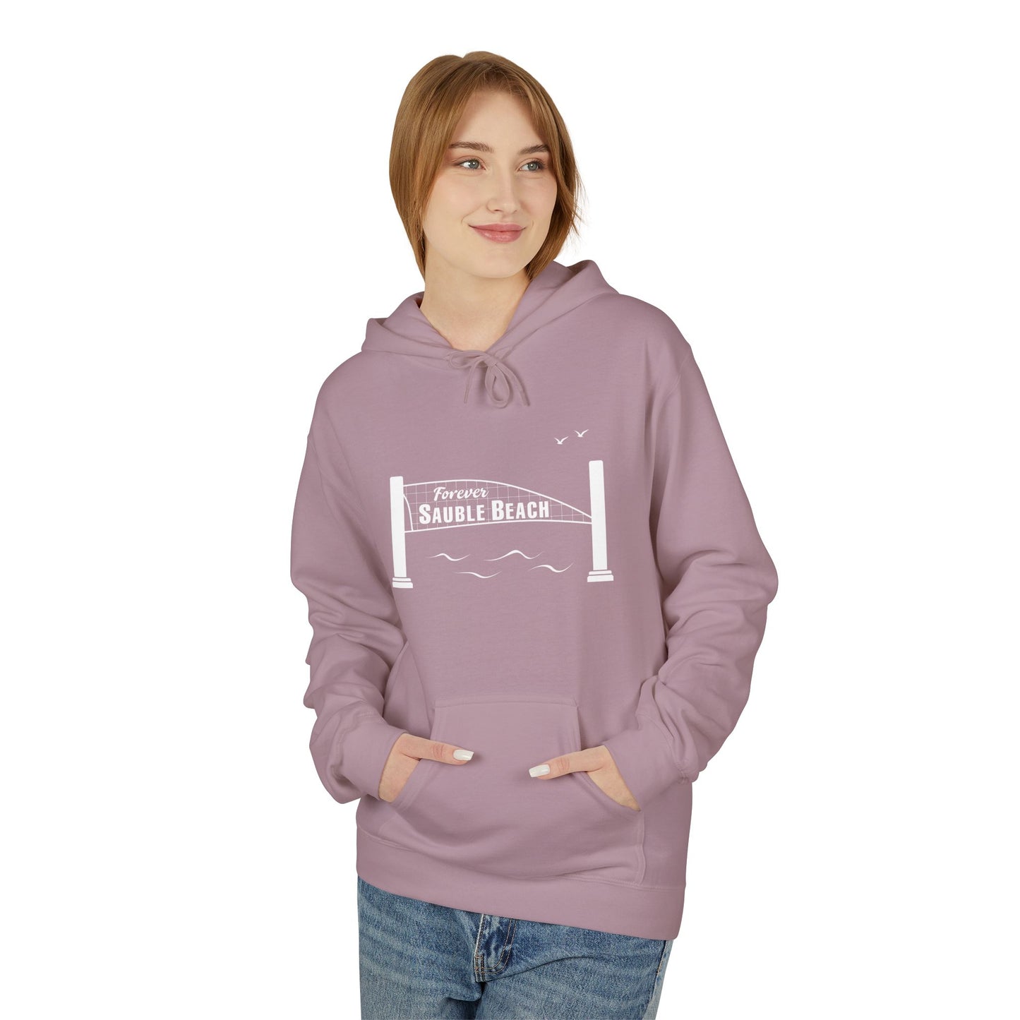 ForeverSauble Unisex Midweight Softstyle Fleece Hoodie